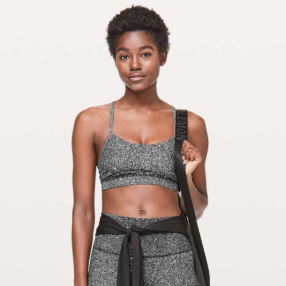 Lululemon Flow Y Bra Nulu Luminesce Splatter 4 - Picture 3 of 15